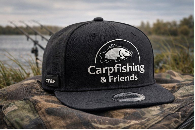 Gorra Carpfishing & Friends junto al río